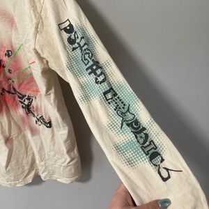 Psycho graphics cream long sleeve